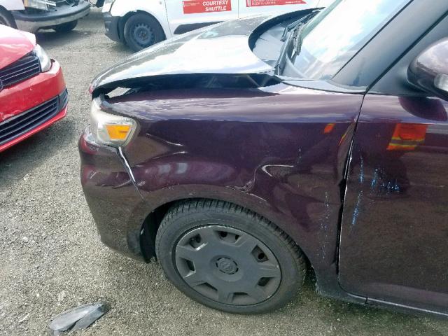 JTLZE4FE3CJ019275 - 2012 TOYOTA SCION XB 勃艮第红 照片 9