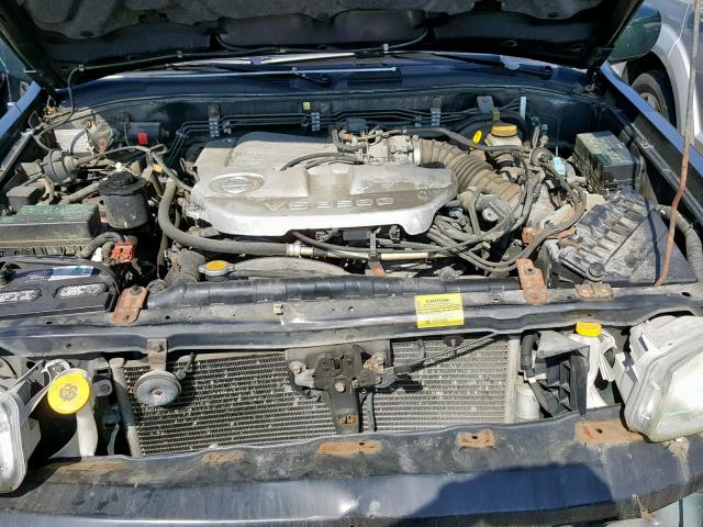 JN8DR09Y62W717992 - 2002 NISSAN PATHFINDER GREEN photo 7