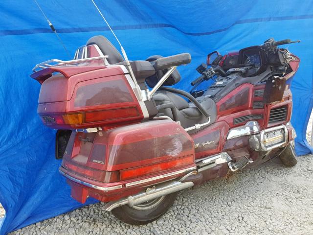 1HFSC2239RA600936 - 1994 HONDA GL1500 SE RED photo 4