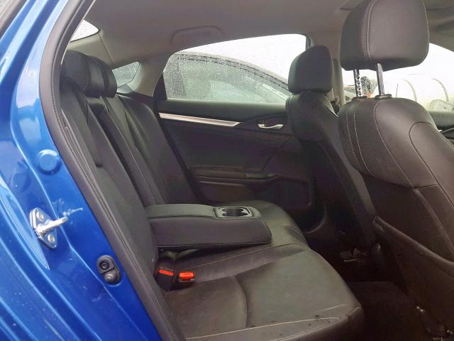 JHMFC1F7XJX021165 - 2018 HONDA CIVIC EXL 蓝色 照片 6