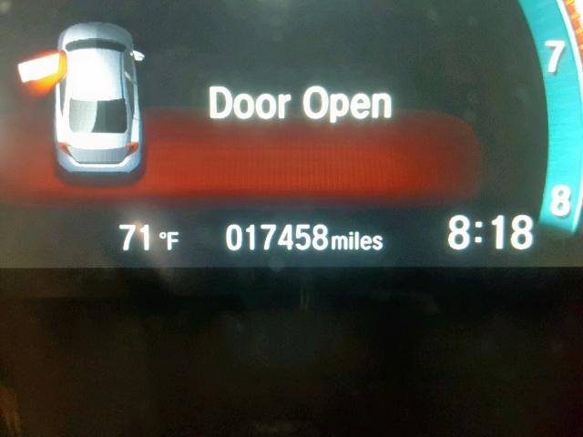 JHMFC1F7XJX021165 - 2018 HONDA CIVIC EXL 蓝色 照片 8