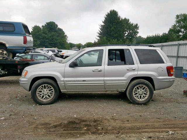 1J4GW58N02C315497 - 2002 JEEP GRAND CHER SILVER photo 9