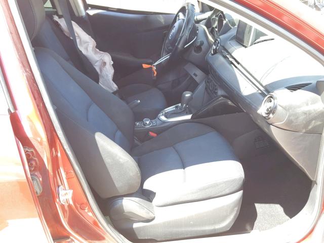 3MYDLBYVXHY151029 - 2017 TOYOTA YARIS IA BURGUNDY photo 5