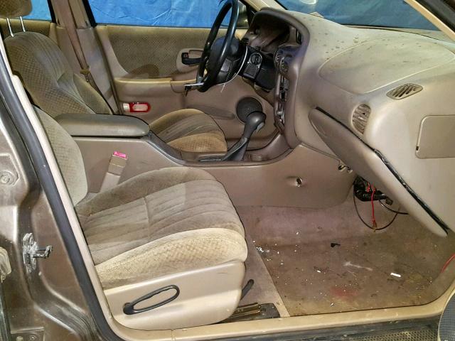 1G2WJ52J5YF274950 - 2000 PONTIAC GRAND PRIX BROWN photo 5