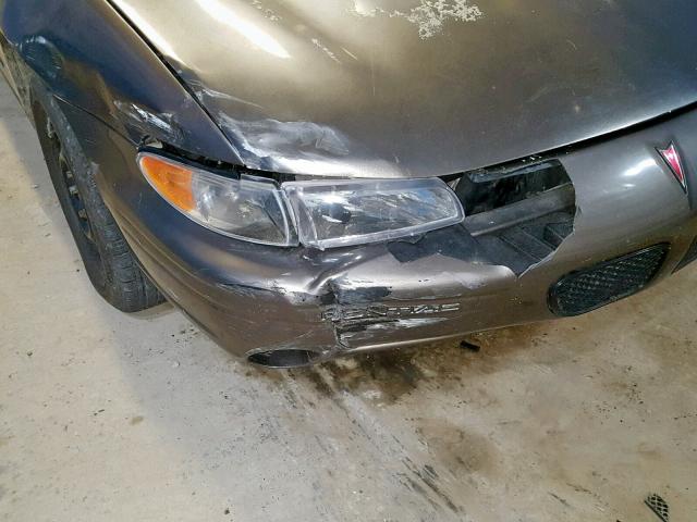 1G2WJ52J5YF274950 - 2000 PONTIAC GRAND PRIX BROWN photo 9