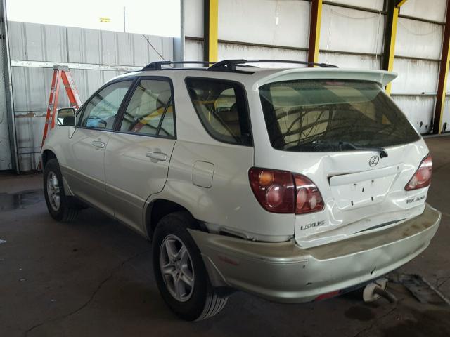 JT6GF10U4Y0058380 - 2000 LEXUS RX 300 WHITE photo 3