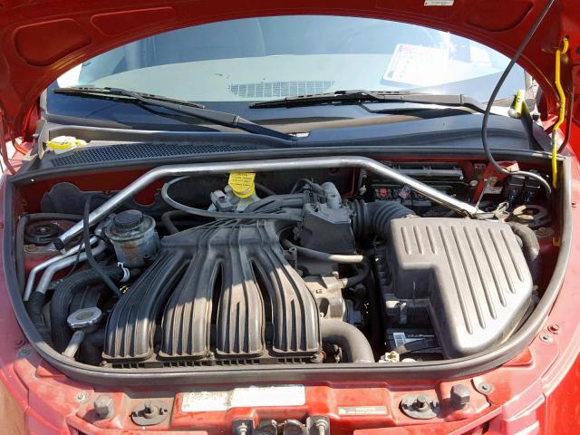 3A8FY489X9T537044 - 2009 CHRYSLER PT CRUISER RED photo 7