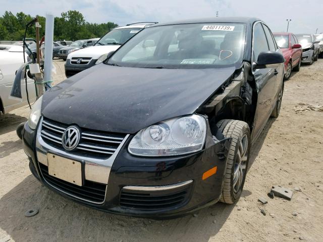 3VWSF71K96M751424 - 2006 VOLKSWAGEN JETTA 2.5 BLACK photo 2