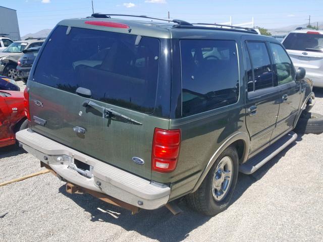 1FMFU18L21LB78829 - 2001 FORD EXPEDITION GREEN photo 4