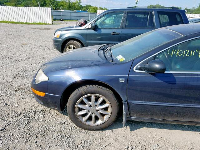 2C3AE66GX3H507103 - 2003 CHRYSLER 300M BLUE photo 9