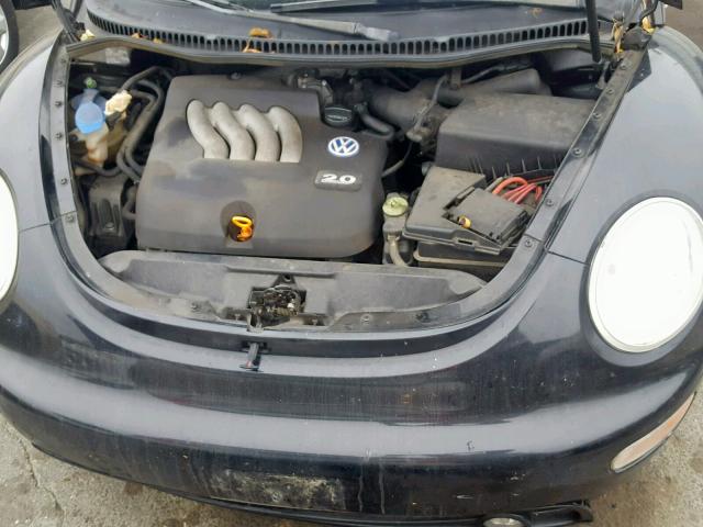3VWCC21C1YM476885 - 2000 VOLKSWAGEN NEW BEETLE BLACK photo 7