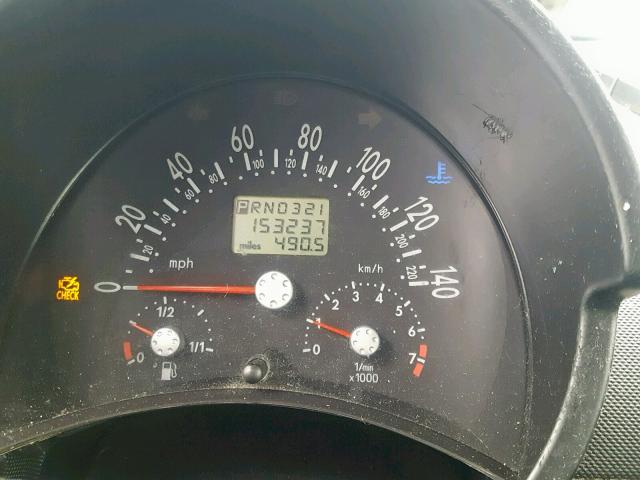 3VWCC21C1YM476885 - 2000 VOLKSWAGEN NEW BEETLE BLACK photo 8