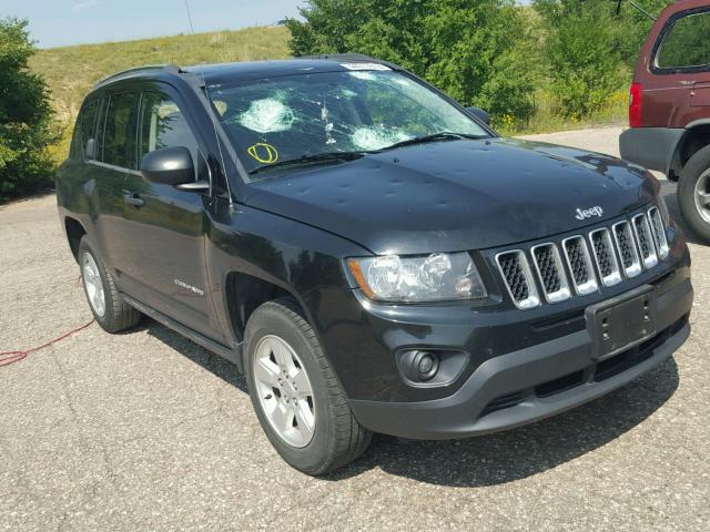 1C4NJCBA6ED536297 - 2014 JEEP COMPASS SP BLACK photo 1