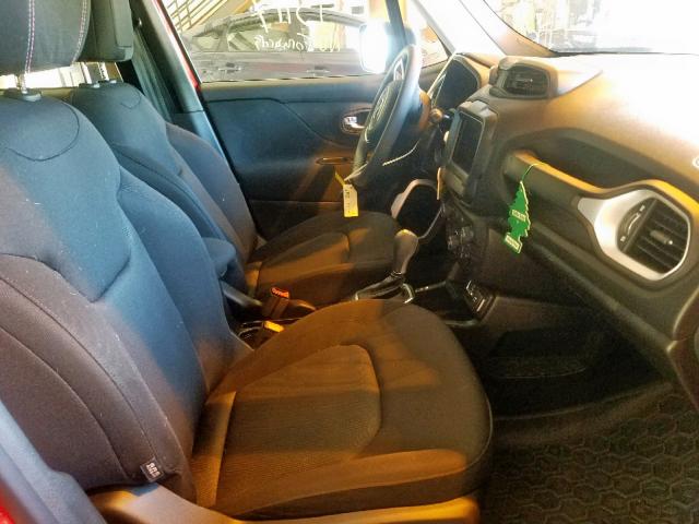 ZACCJAAB9JPG69914 - 2018 JEEP RENEGADE S RED photo 5