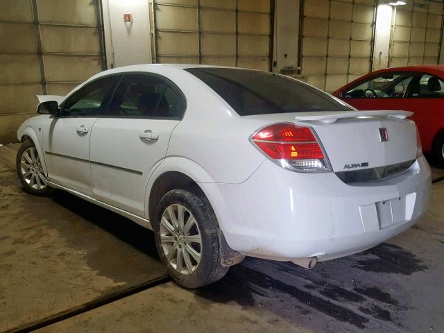 1G8ZS57B49F104887 - 2009 SATURN AURA XE WHITE photo 3