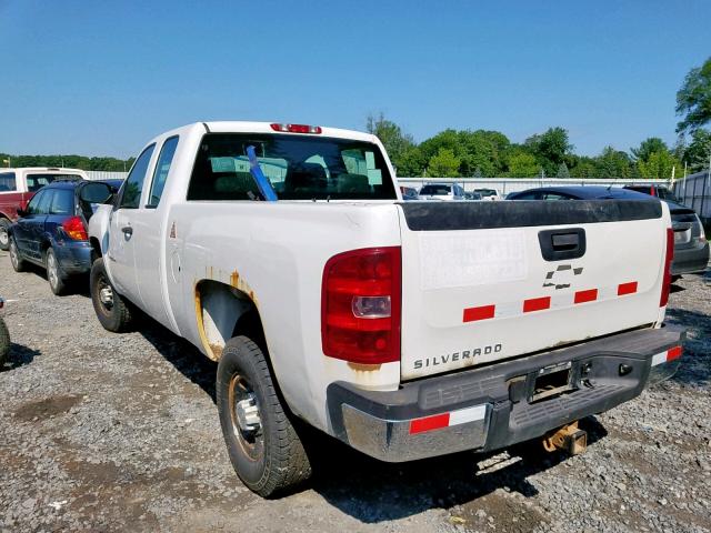 1GCHK49K89E146493 - 2009 CHEVROLET SILVERADO WHITE photo 3