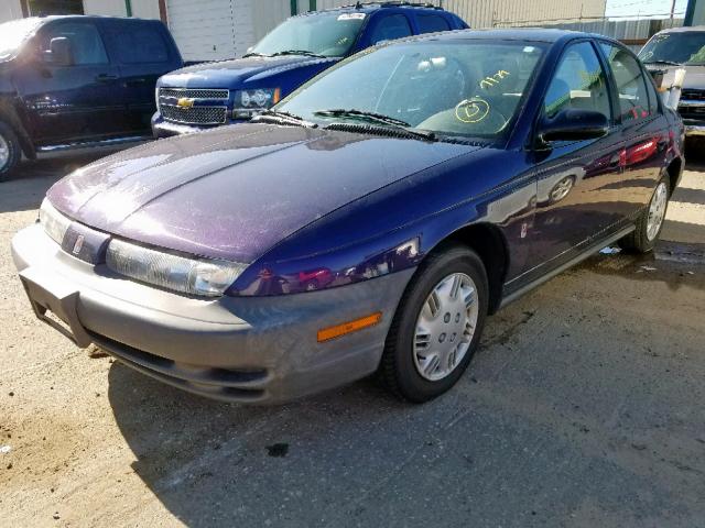 1G8ZH5282TZ258482 - 1996 SATURN SL1 PURPLE photo 2