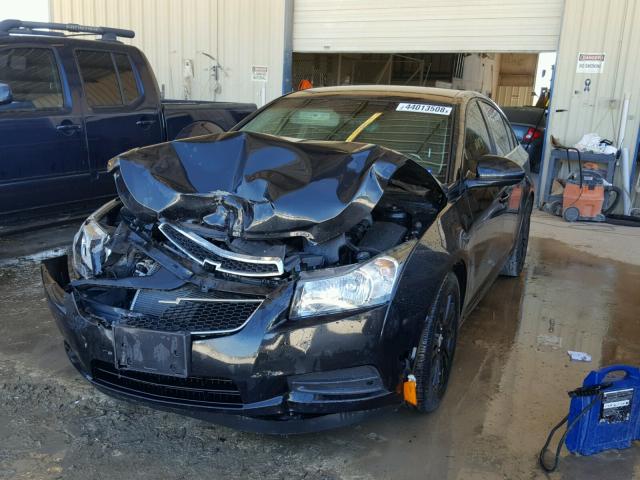 1G1PK5S93B7265760 - 2011 CHEVROLET CRUZE ECO BLACK photo 2