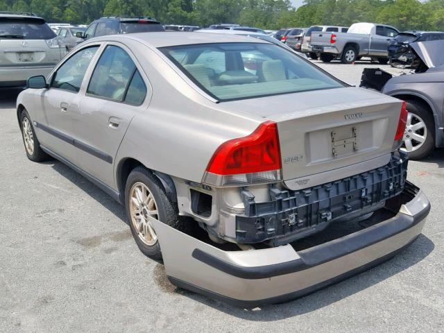 YV1RS61TX42315390 - 2004 VOLVO S60 BEIGE photo 3