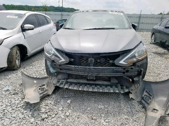 3N1AB7AP7HY362060 - 2017 NISSAN SENTRA S GRAY photo 9