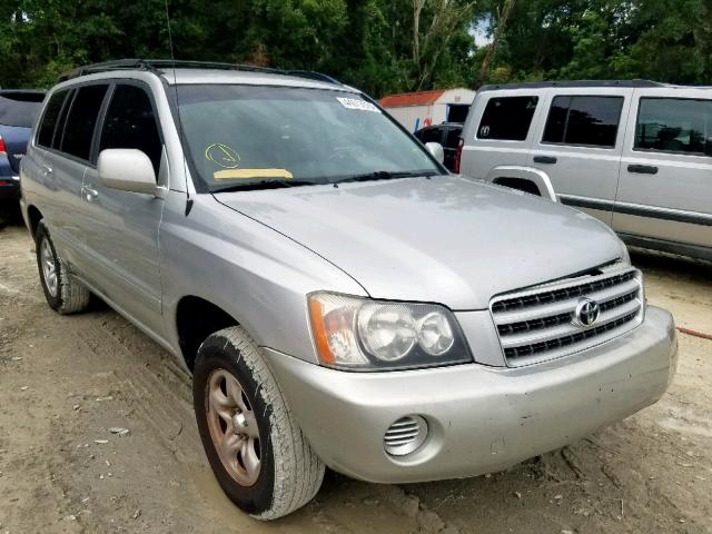 JTEHF21A210021109 - 2001 TOYOTA HIGHLANDER SILVER photo 1