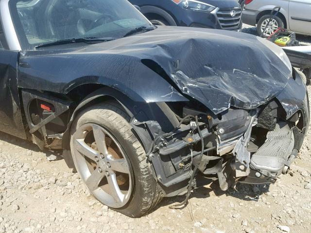 1G2MG35X17Y139607 - 2007 PONTIAC SOLSTICE G BLACK photo 9