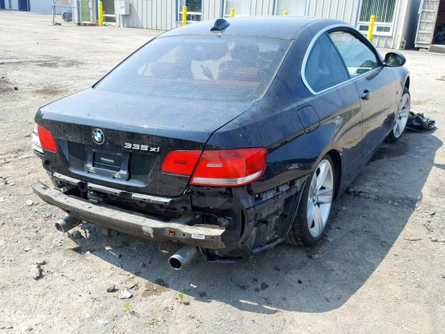 WBAWC73568E065206 - 2008 BMW 335 XI BLACK photo 4