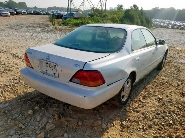 JH4UA3642WC001201 - 1998 ACURA 3.2TL WHITE photo 4