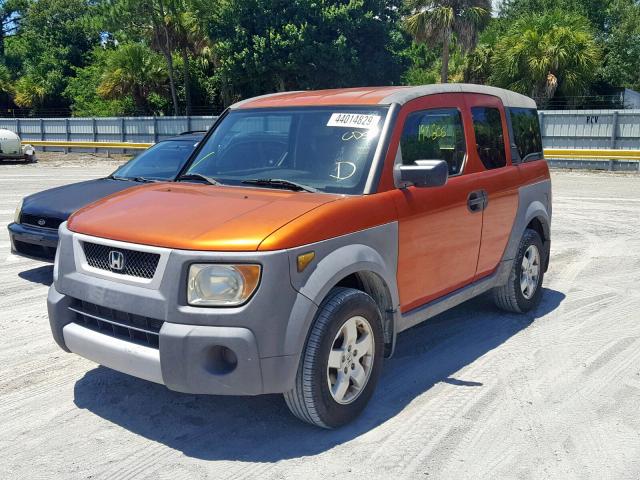 5J6YH18583L006238 - 2003 HONDA ELEMENT EX ORANGE photo 2