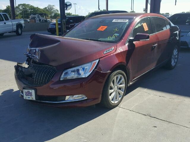 1G4GB5G36FF250981 - 2015 BUICK LACROSSE BURGUNDY photo 2