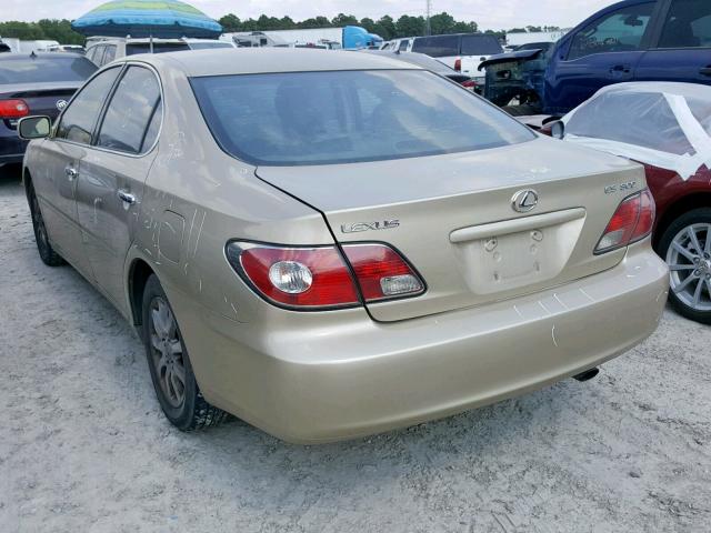 JTHBF30G530138075 - 2003 LEXUS ES 300 GOLD photo 3