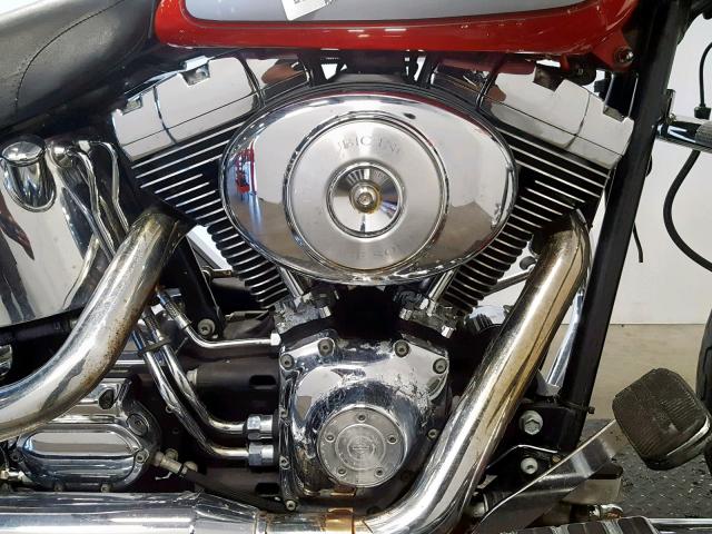 1HD1BJY1X2Y036458 - 2002 HARLEY-DAVIDSON FLSTC TWO TONE photo 5