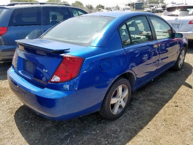 1G8AL55B86Z163416 - 2006 SATURN ION LEVEL BLUE photo 4