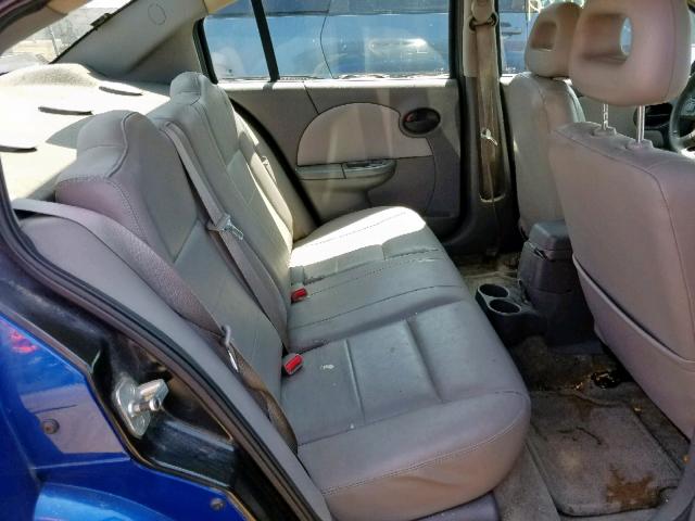 1G8AL55B86Z163416 - 2006 SATURN ION LEVEL BLUE photo 6
