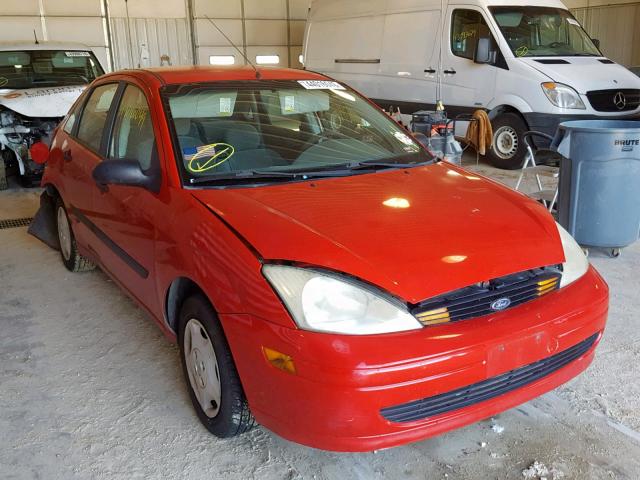 1FAFP33P92W214233 - 2002 FORD FOCUS LX RED photo 1