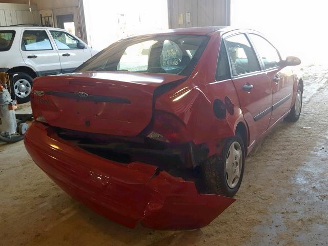 1FAFP33P92W214233 - 2002 FORD FOCUS LX RED photo 4
