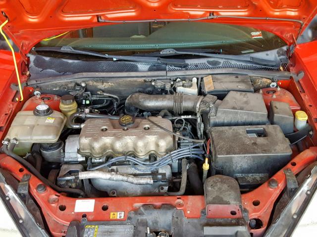 1FAFP33P92W214233 - 2002 FORD FOCUS LX RED photo 7