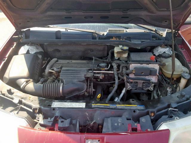 1G8AJ52FX4Z230978 - 2004 SATURN ION LEVEL MAROON photo 7