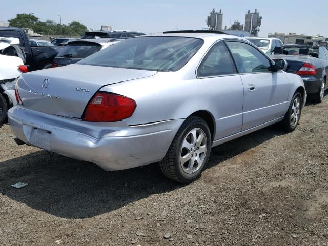 19UYA42431A036706 - 2001 ACURA 3.2CL SILVER photo 4