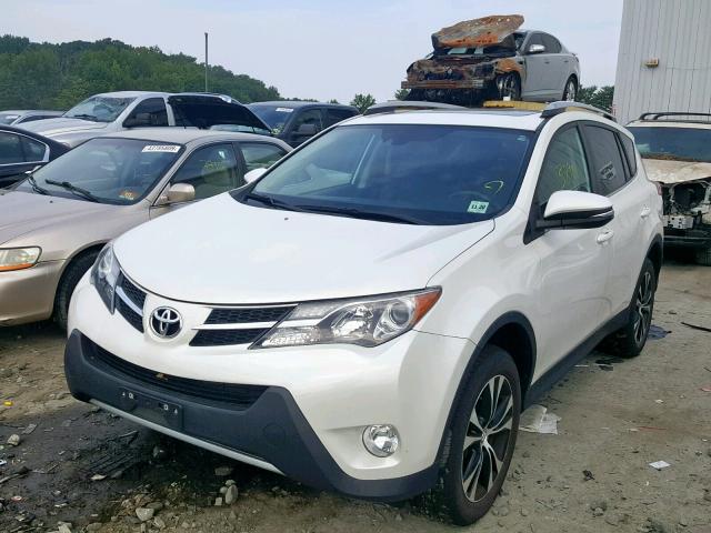 2T3DFREV5FW246443 - 2015 TOYOTA RAV4 LIMIT WHITE photo 2