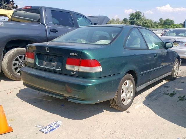 1HGEJ8244YL103063 - 2000 HONDA CIVIC EX GREEN photo 4