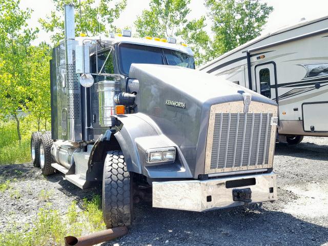 1XKDD40X9CJ299453 - 2012 KENWORTH CONSTRUCTI GRAY photo 1