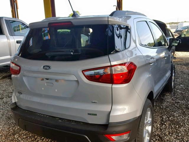 MAJ3S2GE7KC263632 - 2019 FORD ECOSPORT S SILVER photo 4