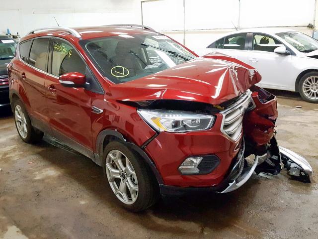 1FMCU9J91KUA78748 - 2019 FORD ESCAPE TIT RED photo 1