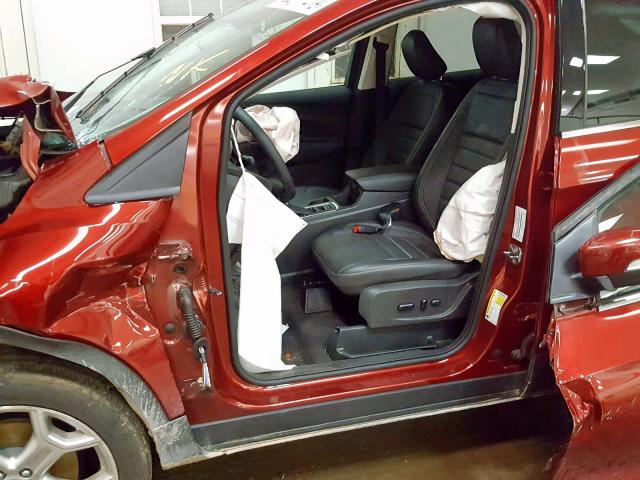 1FMCU9J91KUA78748 - 2019 FORD ESCAPE TIT RED photo 9