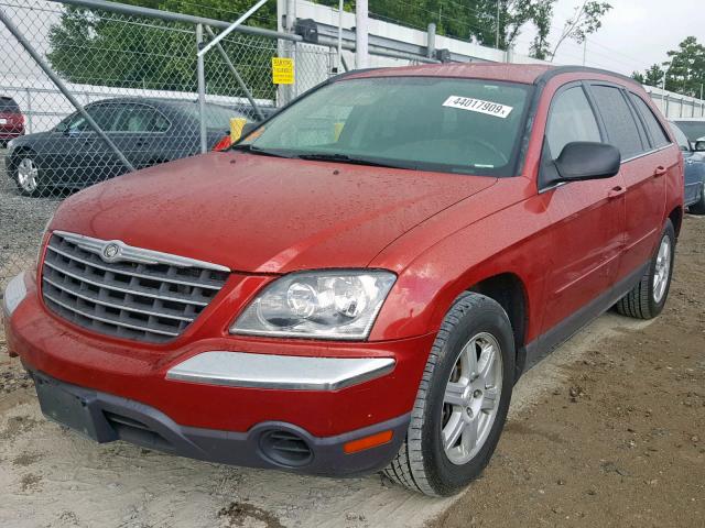 2A4GF68446R920164 - 2006 CHRYSLER PACIFICA T RED photo 2