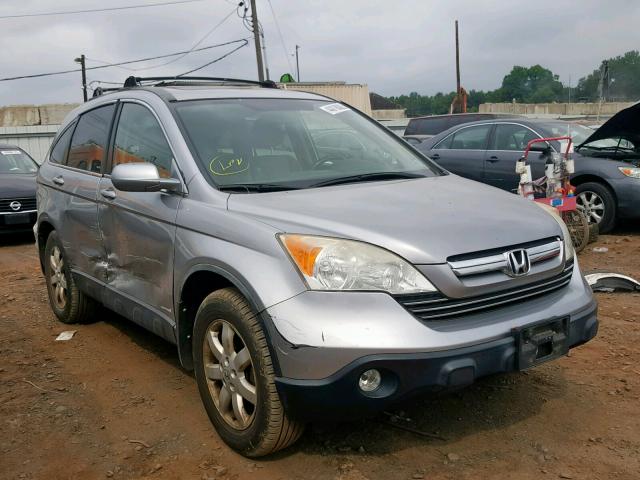 JHLRE48748C042640 - 2008 HONDA CR-V EXL SILVER photo 1