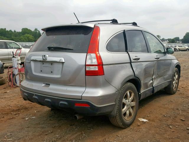 JHLRE48748C042640 - 2008 HONDA CR-V EXL SILVER photo 4