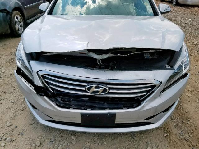 5NPE24AF7GH342956 - 2016 HYUNDAI SONATA SE SILVER photo 9