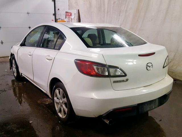 JM1BL1SG1A1103911 - 2010 MAZDA 3 I WHITE photo 3